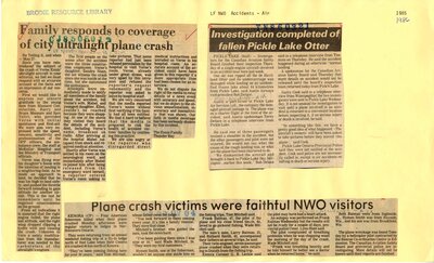 Plane crash victims were faithful NWO visitors