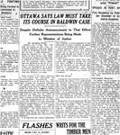 Ottawa Says Law Must Take It's Course In Baldwin Case