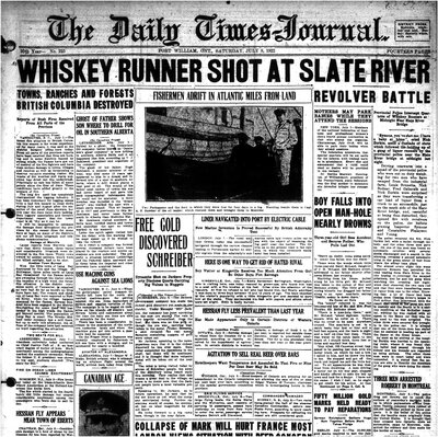 Whiskey Runner Shot At Slate River