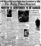 Martin Is Sentenced To Be Hanged