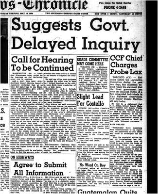 Suggest Govt. Delayed Inquiry