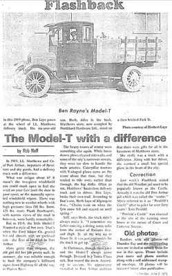 The Model-T with a difference