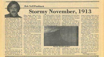 Stormy November, 1913