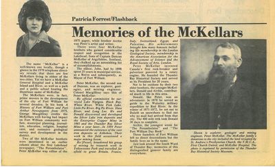 Memories of the McKellars