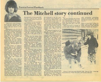 The Mitchell story continued