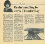 Grain handling in early Thunder Bay