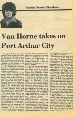 Van Horne takes on Port Arthur City