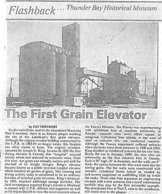 The First Grain Elevator