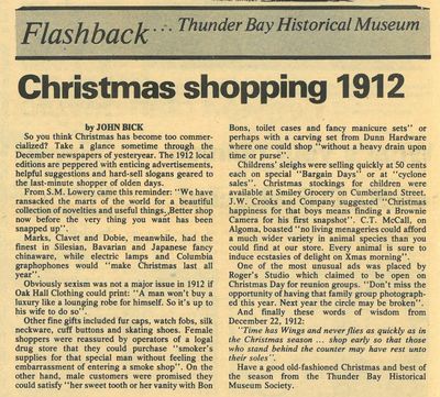 Christmas shopping 1912