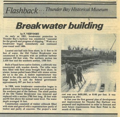 Breakwater building