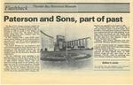 Paterson and Sons, part of past