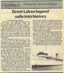 Great Lakes legend sails into history