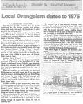 Local Orangeism dates to 1875