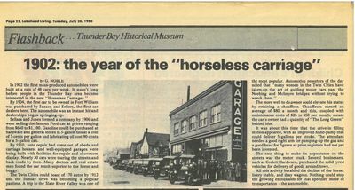 1902: the year of the &quot;horseless carriage&quot;