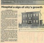 Hospital a sign of city's growth