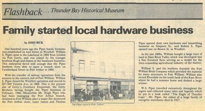 Family started local hardware business