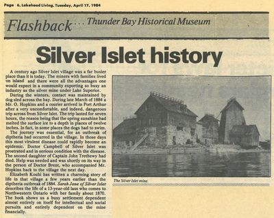 Silver Islet history