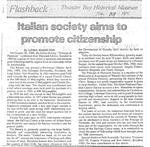 Italian society aims to promote citizenship