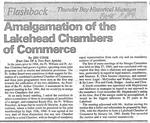 Amalgamation of the Lakehead Chambers of Commerce