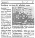 Cooke: a famous city photographer