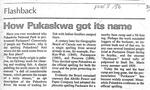 How Pukaskwa got its name