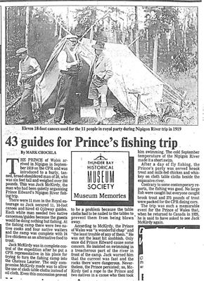 43 guides for Prince's fishing trip