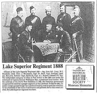 Lake Superior Regiment 1888