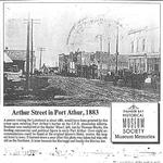 Arthur Street in Port Arthur, 1883