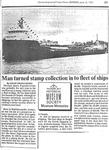 Man turned stamp collection in to fleet of ships