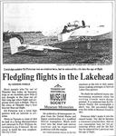 Fledgling flights in the Lakehead