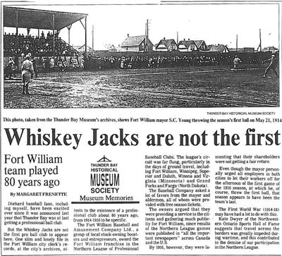 Whiskey Jacks are not the first