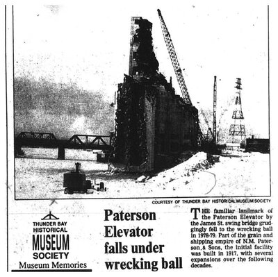 Paterson Elevator falls under wrecking ball