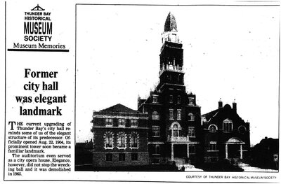 Former city hall was elegant landmark