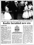 Keefer heralded new era