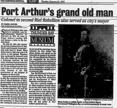 Port Arthur's grand old man