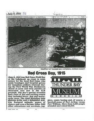 Red Cross Day, 1915