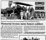 Memorial Avenue name honors soldiers