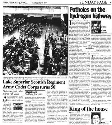 Lake Superior Scottish Regiment Army Cadet Corps turns 50