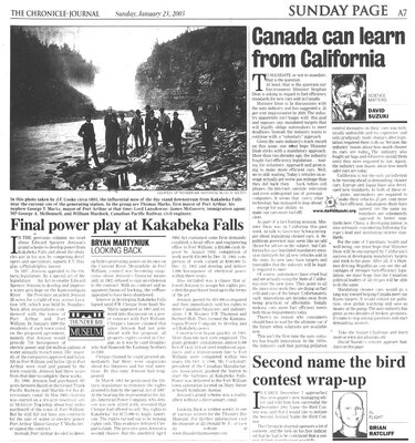 Final power play at Kakabeka Falls