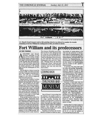 Fort William and its predecessors