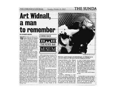 Art Widnall, a man to remember