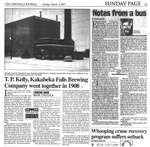 T. P. Kelly, Kakabeka Falls Brewing Company went together in 1908