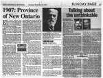 1907: Province of New Ontario