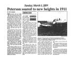 Peterson soared to new heights in 1911