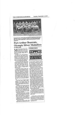 Port Arthur Bearcats, Olympic Silver Medallists