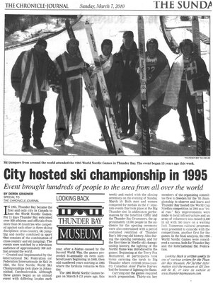 City hosted ski championship in 1995