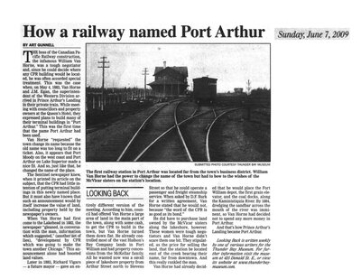 How a railway named Port Arthur