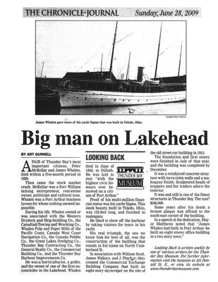 Big man on Lakehead