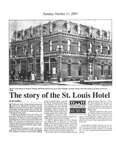 The story of the St. Louis Hotel