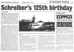 Schreiber's 125th birthday